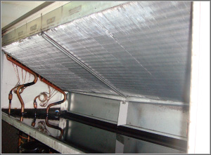 SK-101 鋁潔劑-清洗後-窗型冷氣機鋁鰭片縫隙更清楚通透度改善